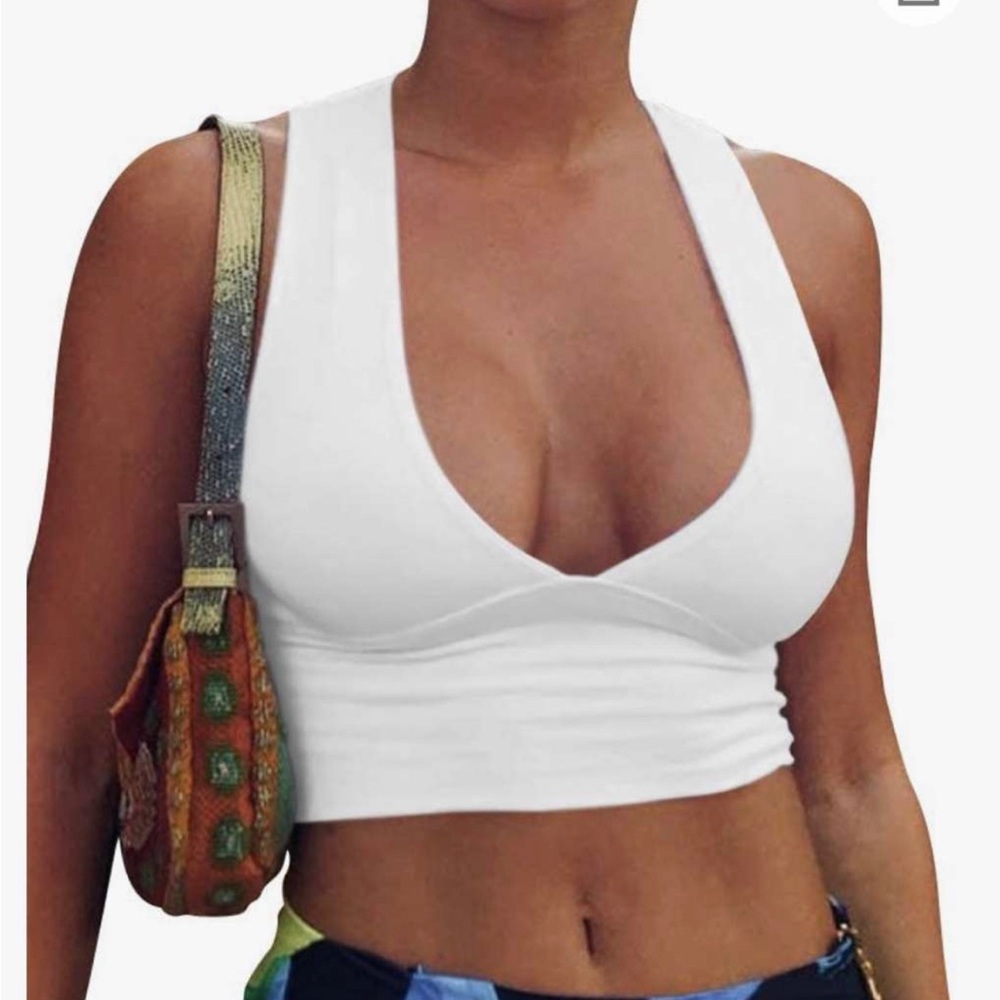 White tank top